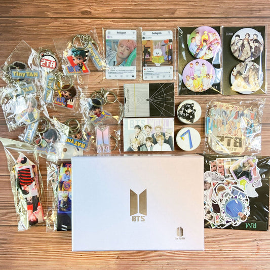 Bulletproof Youth League Gift Box, Keychain, & Sticker Package Set